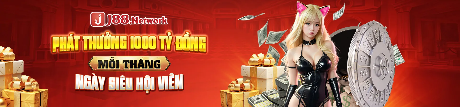 Biểu ngữ kêu gọi hành động với thông điệp hấp dẫn 'Đăng ký ngay để Nổ Hũ Betvision!', kèm theo các biểu tượng tiền vàng và logo Betvision, thúc đẩy người chơi tham gia.